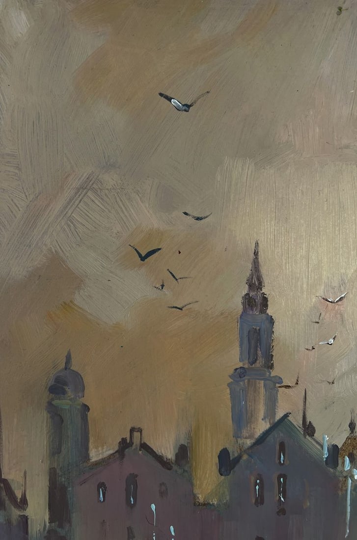 Oil painting City sailboats Yuriy Suprunchuk - 5