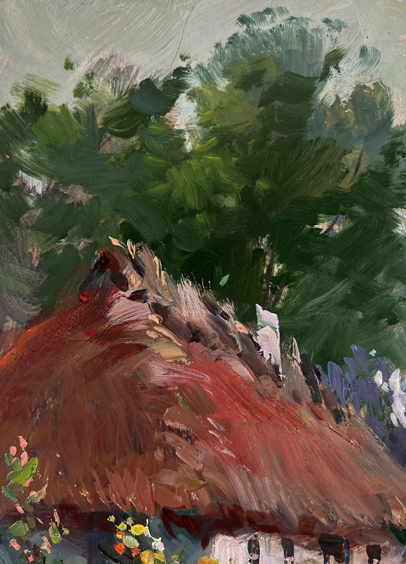 Oil painting Boat on the shore Yuriy Suprunchuk - 5