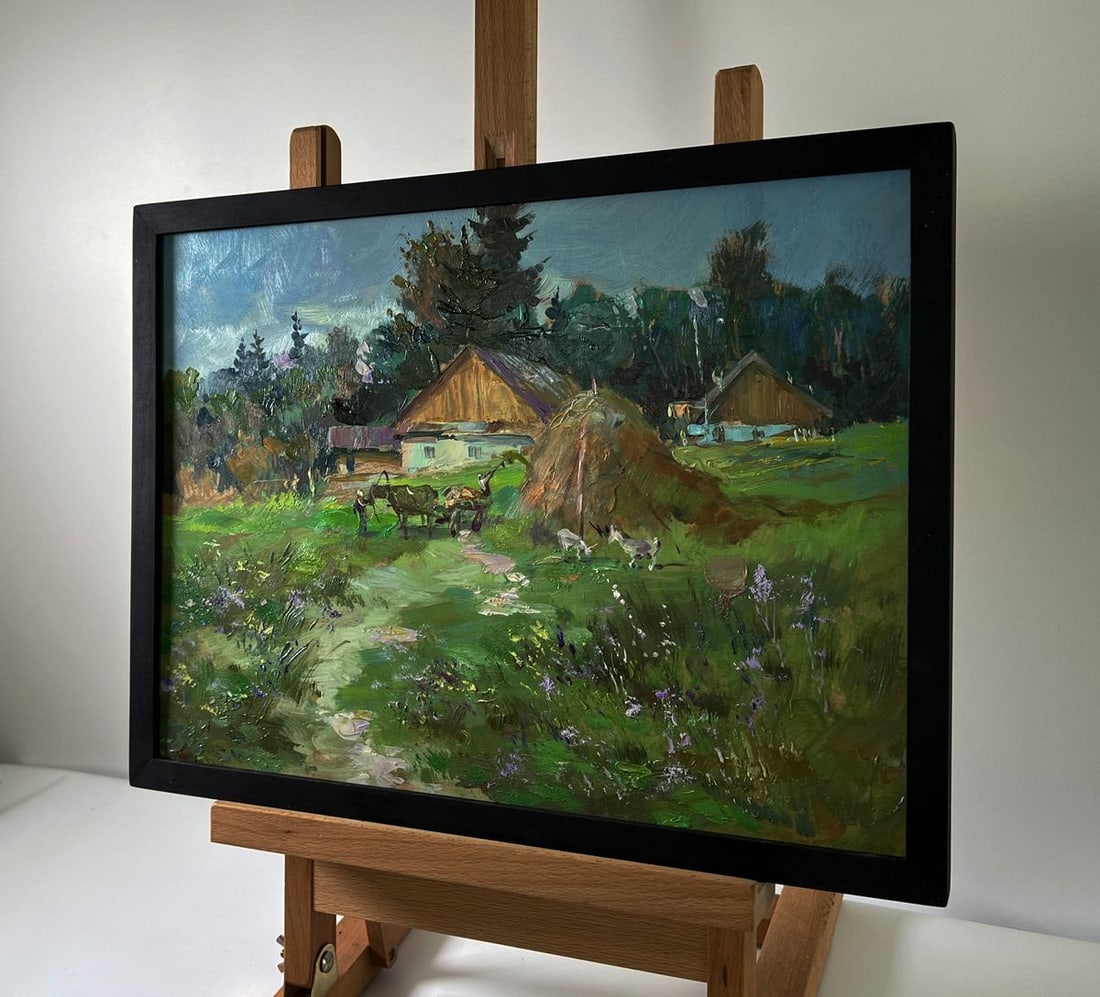 Oil painting Country house Yuriy Suprunchuk - 2
