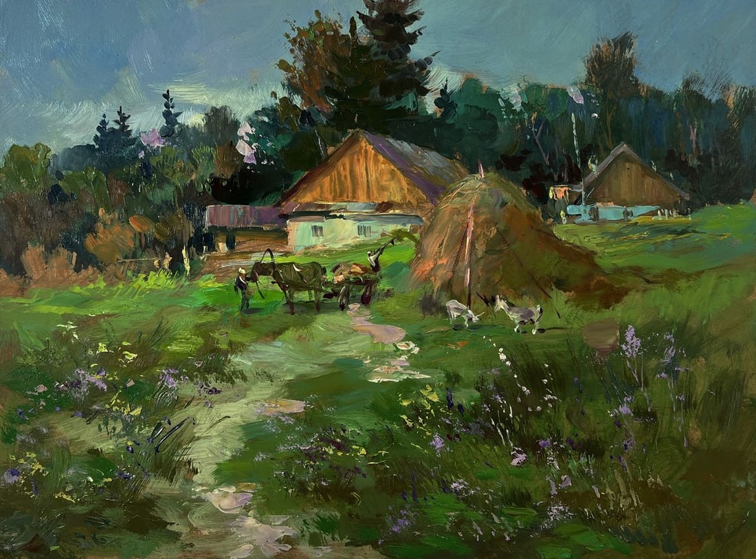 Oil painting Country house Yuriy Suprunchuk - 3
