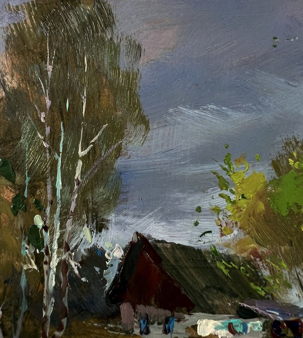 Oil painting Country geese Yuriy Suprunchuk - 5