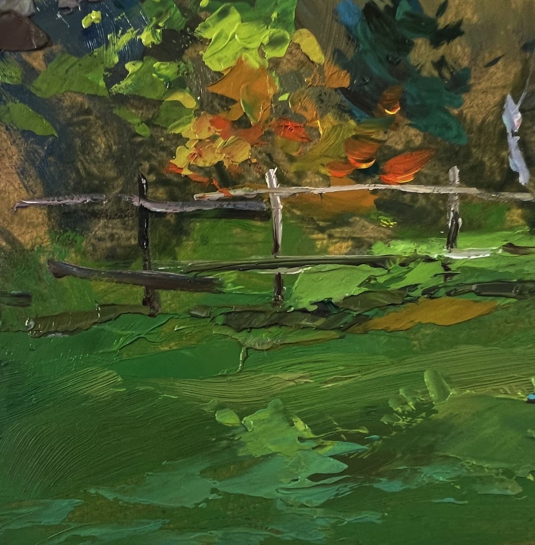 Oil painting Country geese Yuriy Suprunchuk - 7