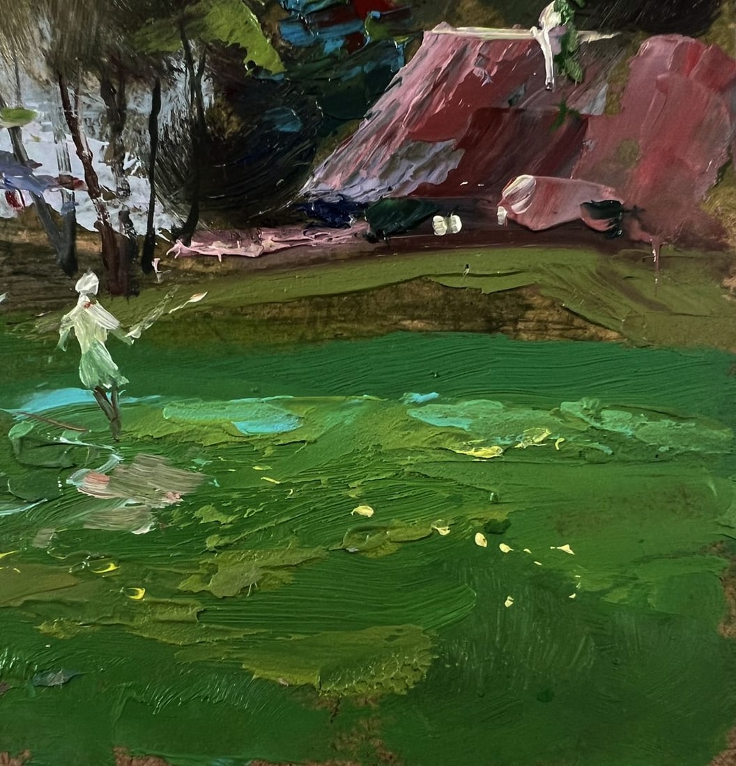 Oil painting Country geese Yuriy Suprunchuk - 9