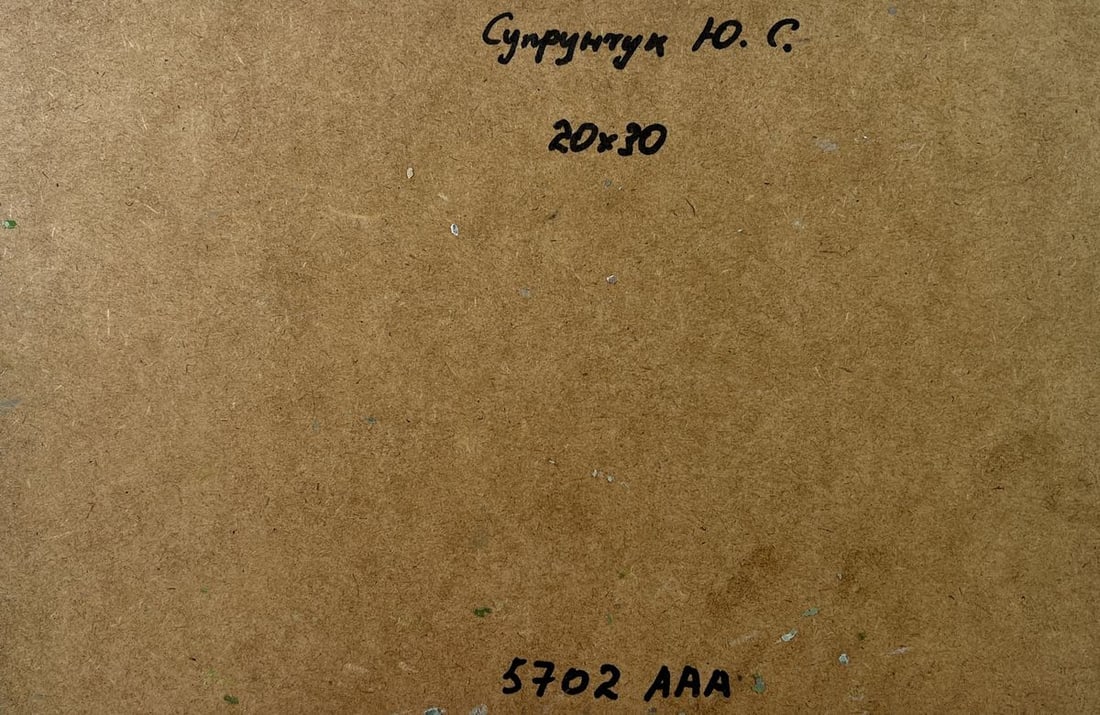 Oil painting The village was covered by a clouds Yuriy Suprunchuk - 10