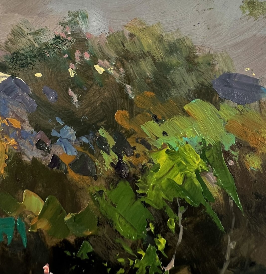 Oil painting A quiet village corner Yuriy Suprunchuk - 4