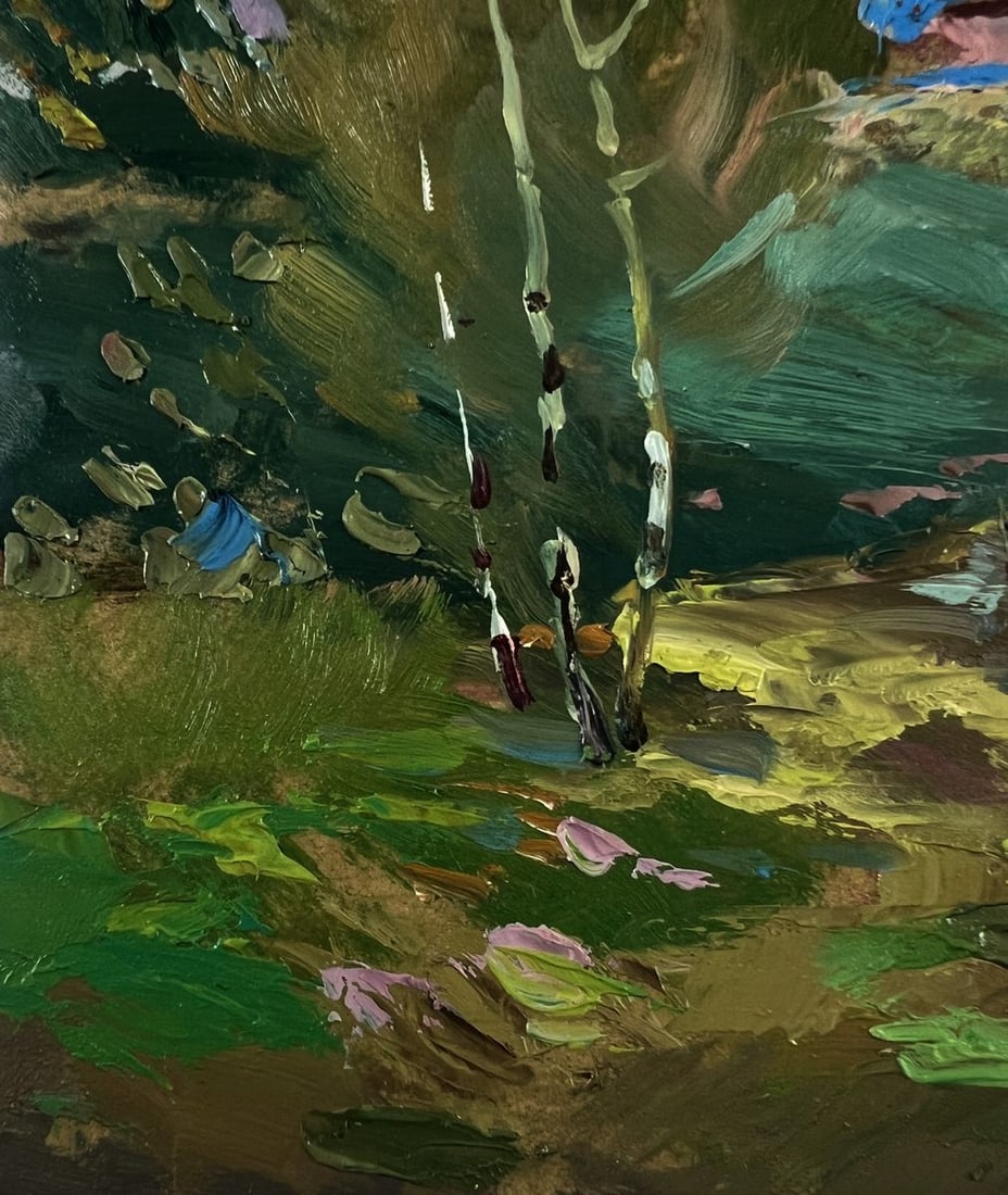 Oil painting A quiet village corner Yuriy Suprunchuk - 7