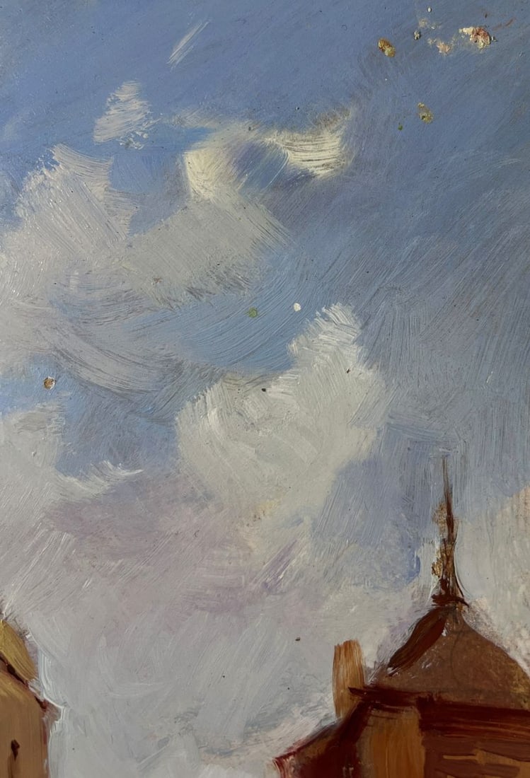 Oil painting Tour of the ancient castle Yuriy Suprunchuk - 4