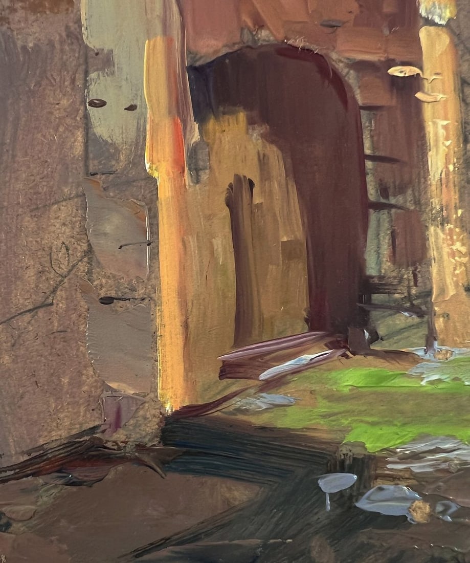 Oil painting Tour of the ancient castle Yuriy Suprunchuk - 5