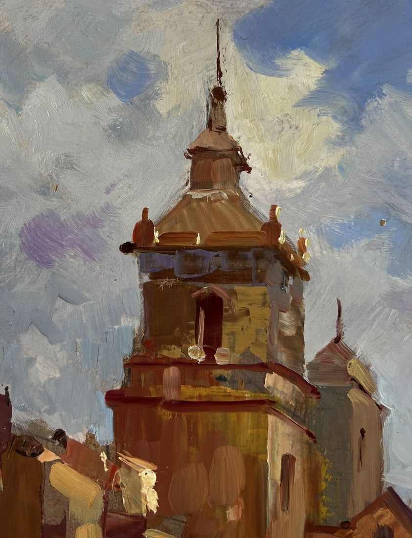 Oil painting Tour of the ancient castle Yuriy Suprunchuk - 6