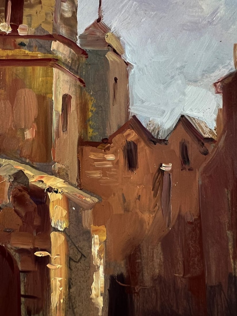 Oil painting Tour of the ancient castle Yuriy Suprunchuk - 8