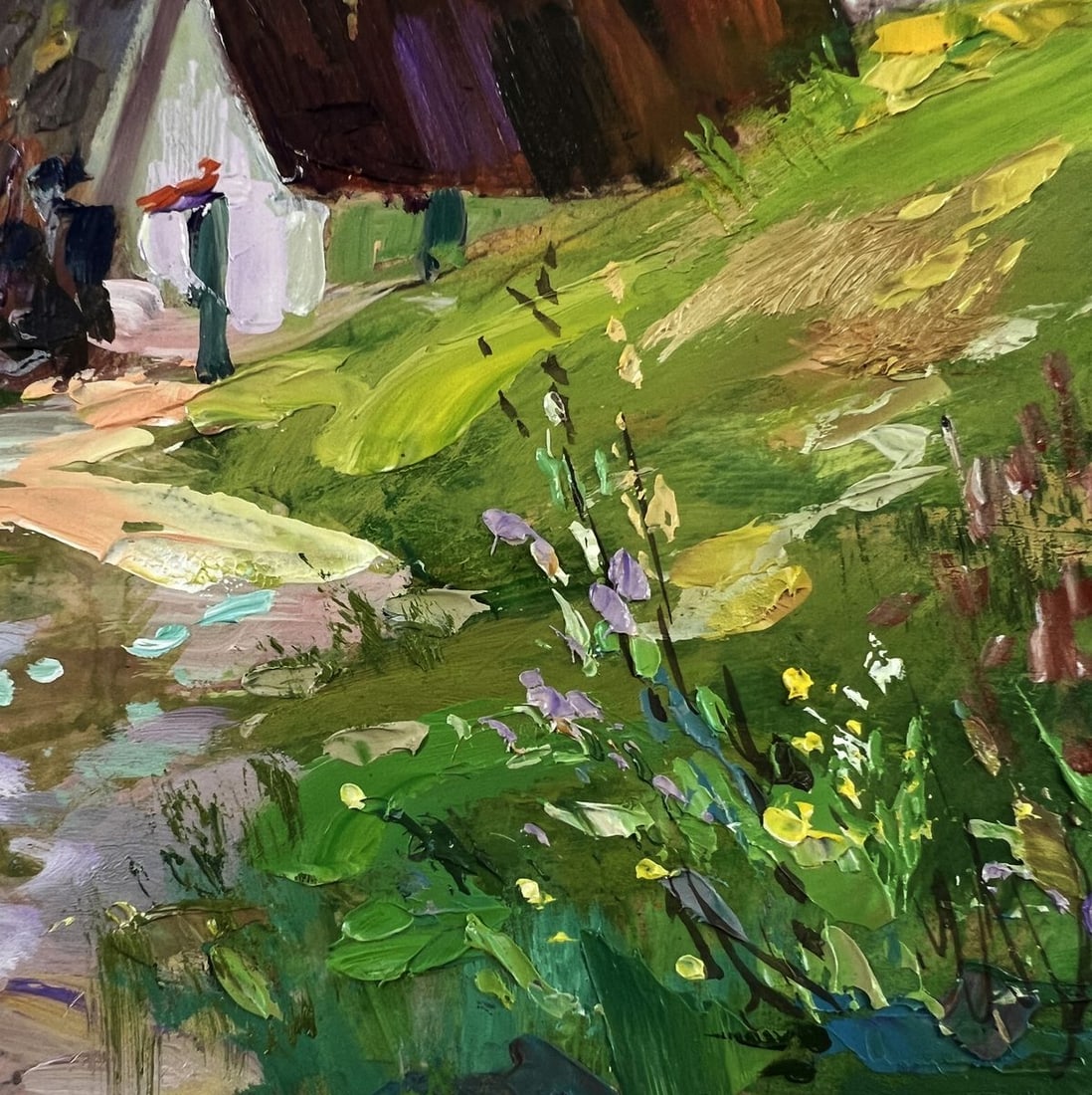 Oil painting House in the mountains Yuriy Suprunchuk - 8