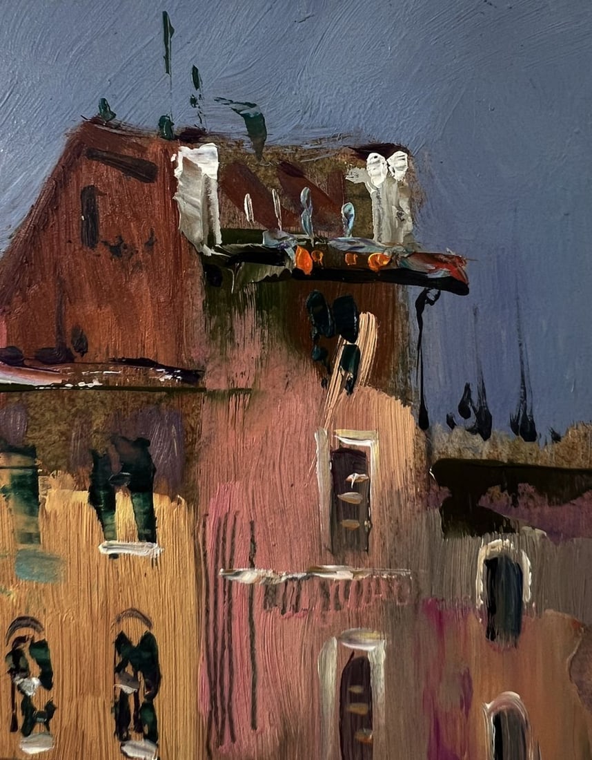 Oil painting Venetian ferry boat Yuriy Suprunchuk - 4