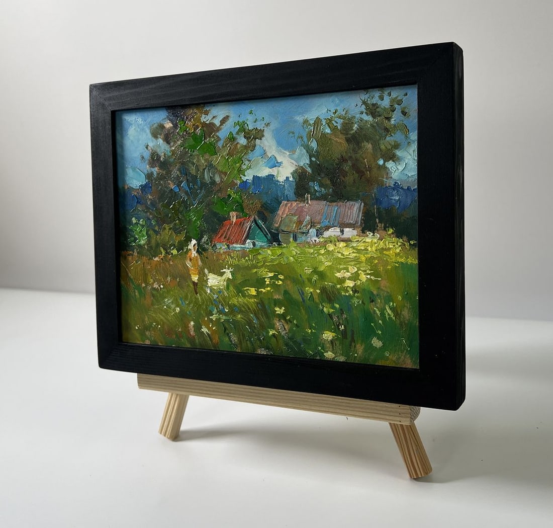 Oil painting Country walk Yuriy Suprunchuk - 2