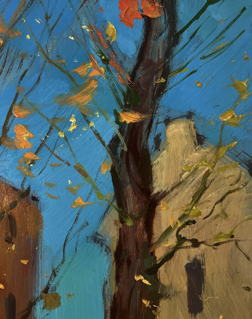 Oil painting Melancholic romance of autumn Yuriy Suprunchuk - 4