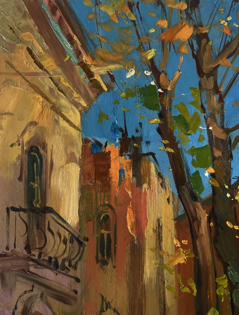 Oil painting Melancholic romance of autumn Yuriy Suprunchuk - 5