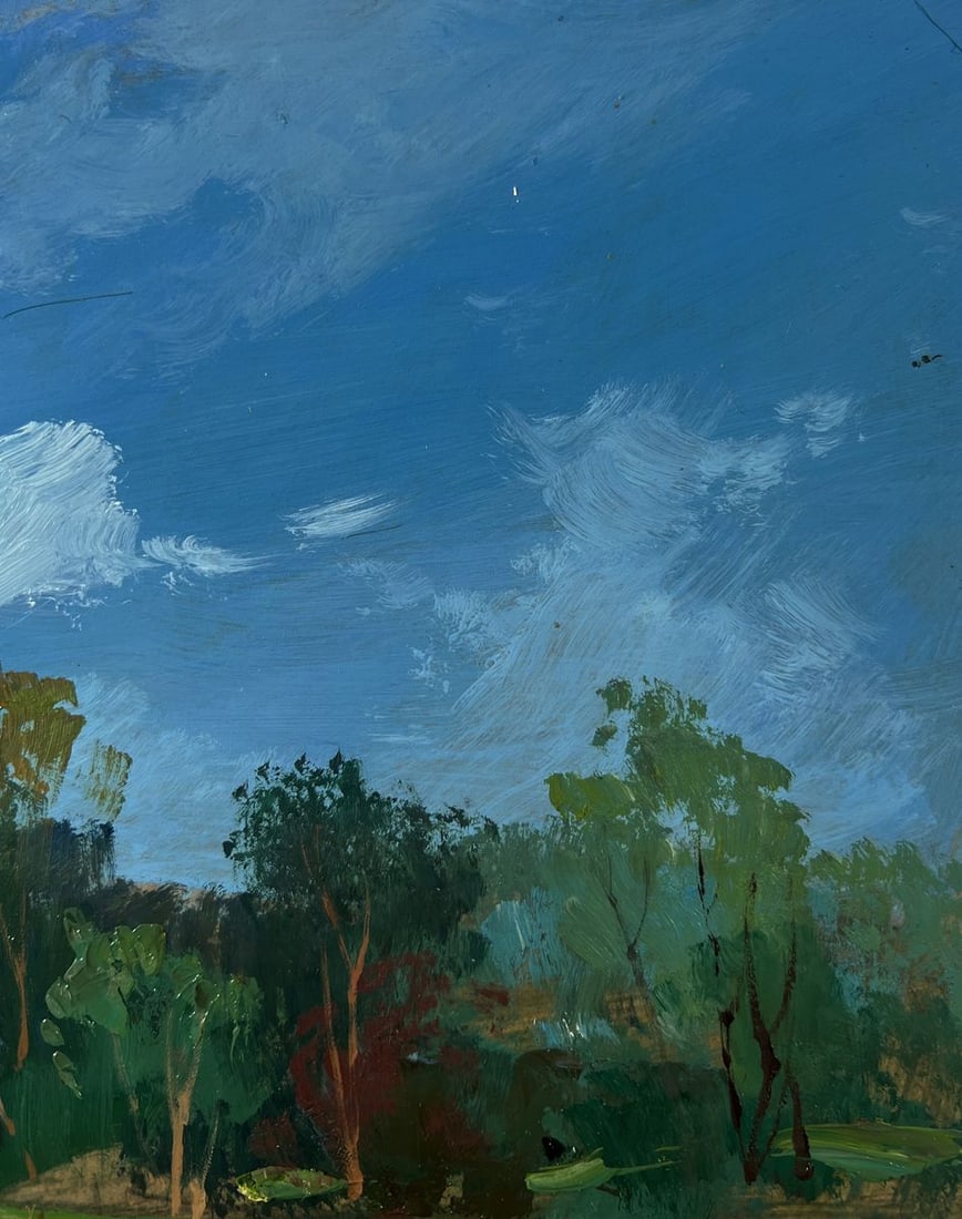 Oil painting Village with horses Yuriy Suprunchuk - 4