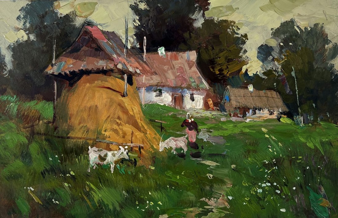 Oil painting Country house Yuriy Suprunchuk - 3