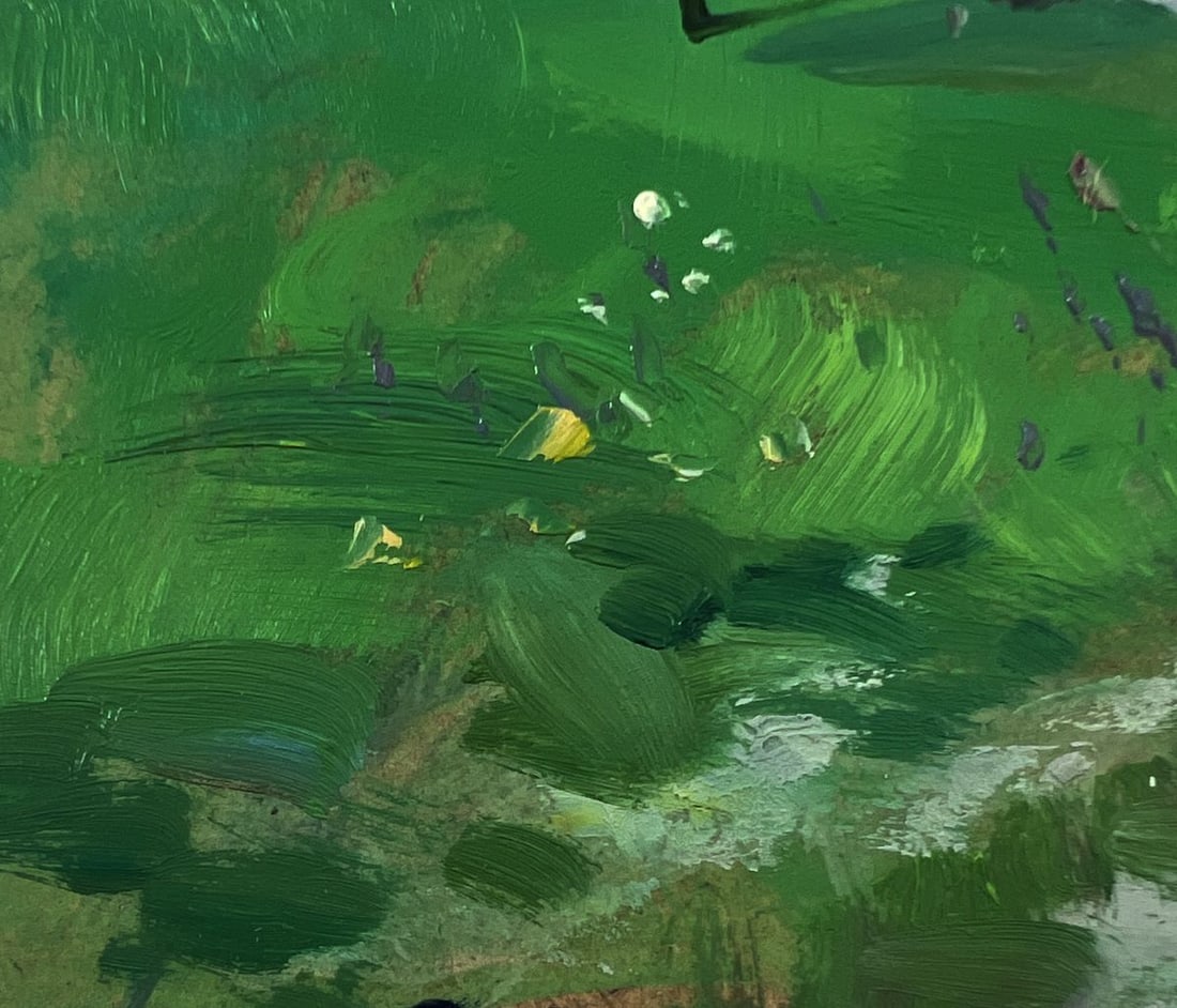 Oil painting The path leading to the village Yuriy Suprunchuk - 7