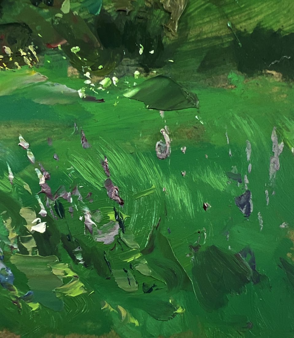 Oil painting The path leading to the village Yuriy Suprunchuk - 9