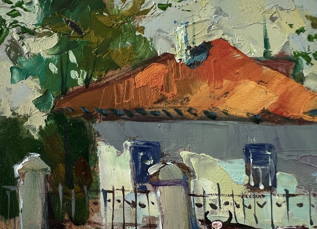 Oil painting A cow near the house Yuriy Suprunchuk - 7
