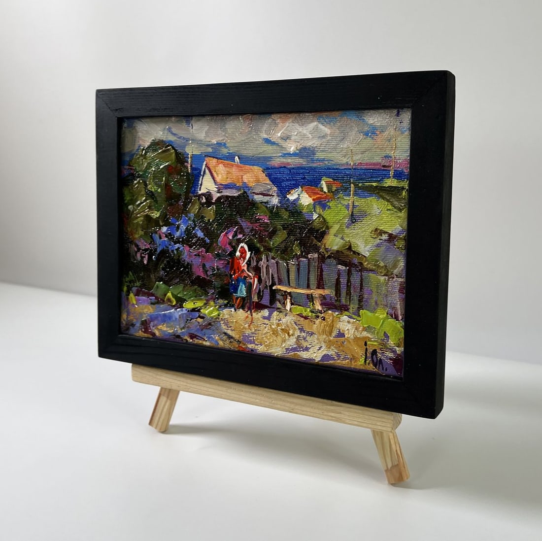 Oil painting Village silence Oleksiy Ivanyuk - 2