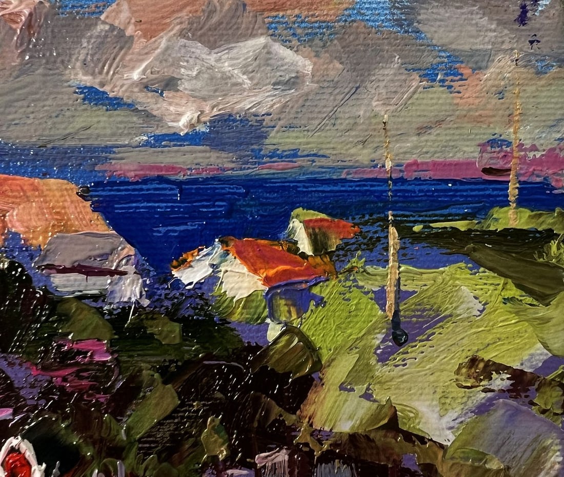 Oil painting Village silence Oleksiy Ivanyuk - 4