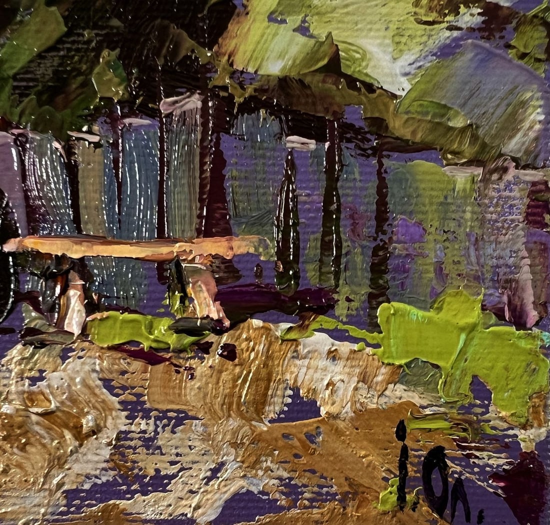 Oil painting Village silence Oleksiy Ivanyuk - 5