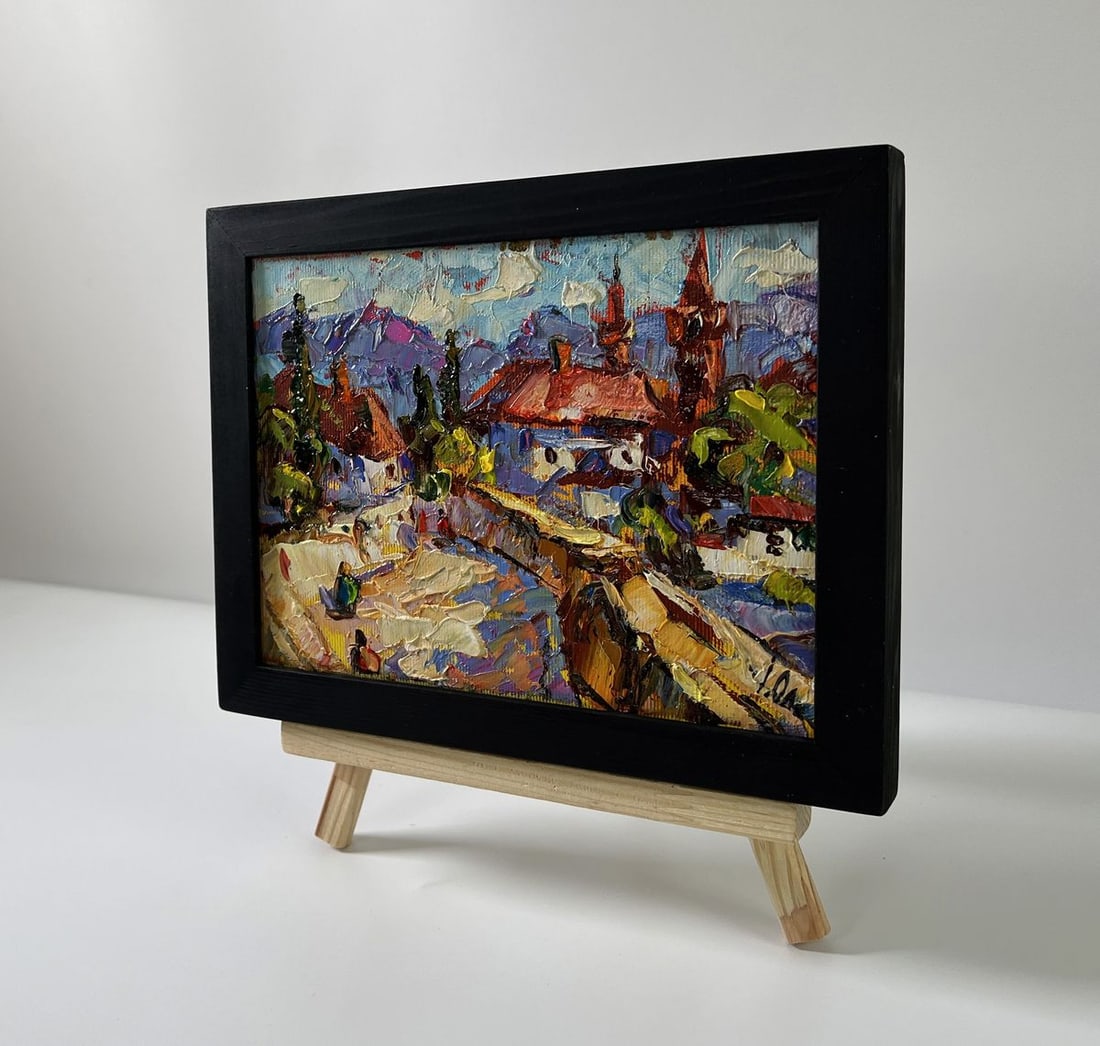 Oil painting Walking tour of the old town Oleksiy Ivanyuk - 2