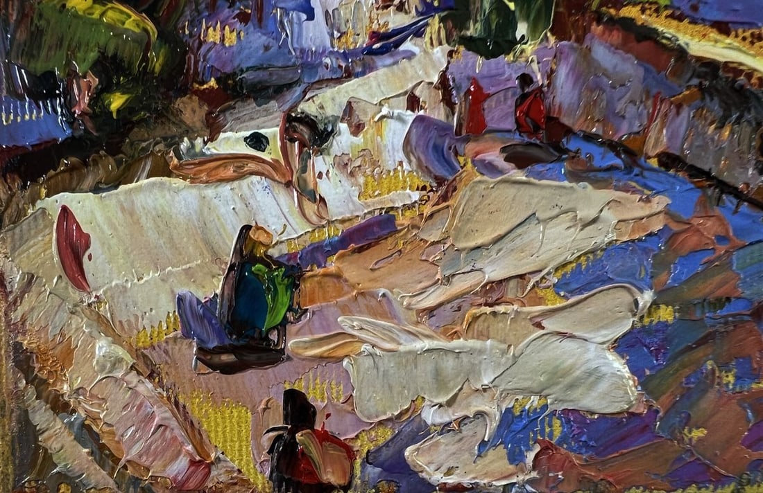 Oil painting Walking tour of the old town Oleksiy Ivanyuk - 6