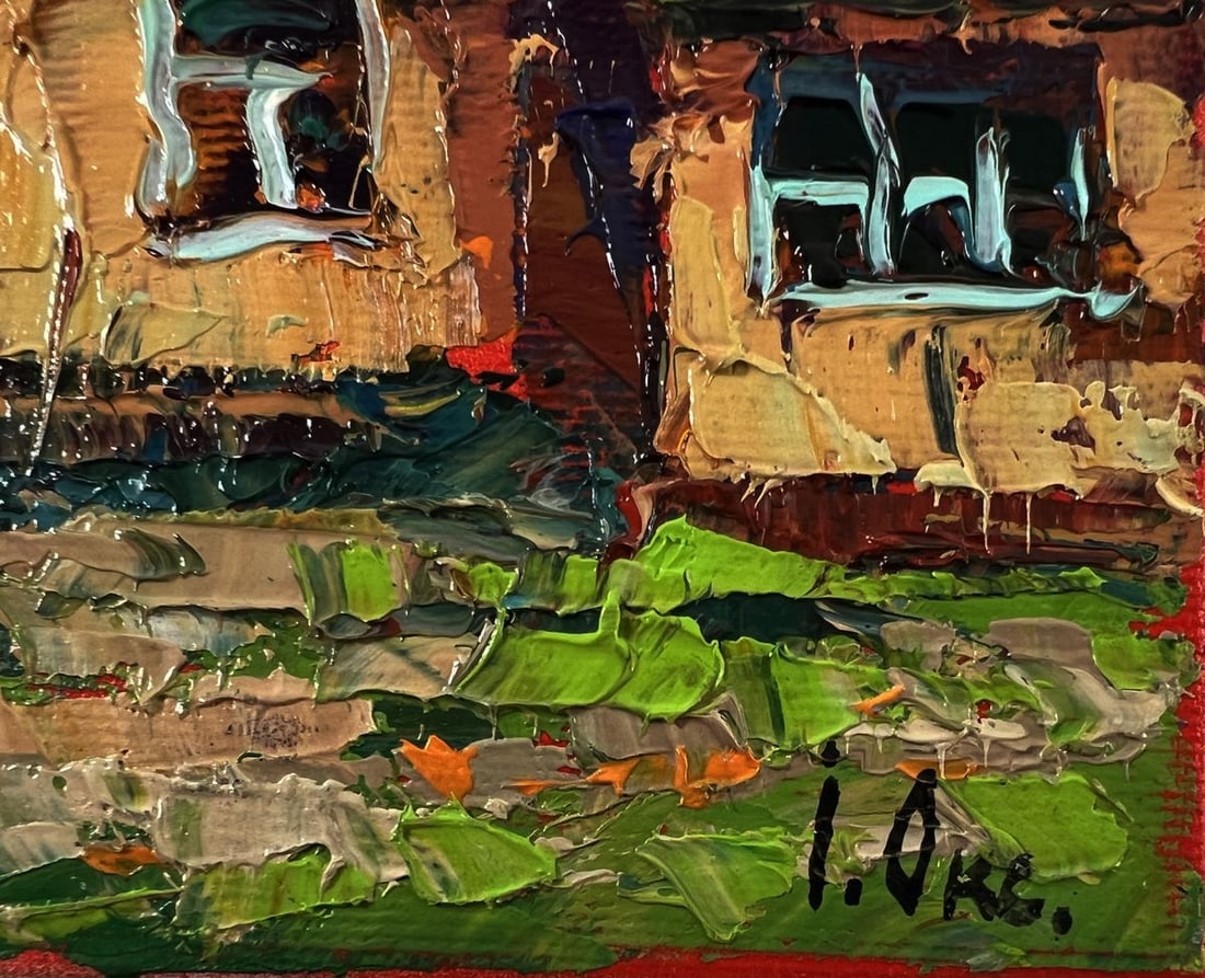 Oil painting Silence in a village house Oksana Ivanyuk - 5