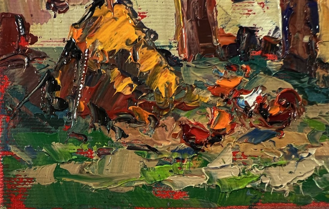 Oil painting Silence in a village house Oksana Ivanyuk - 6