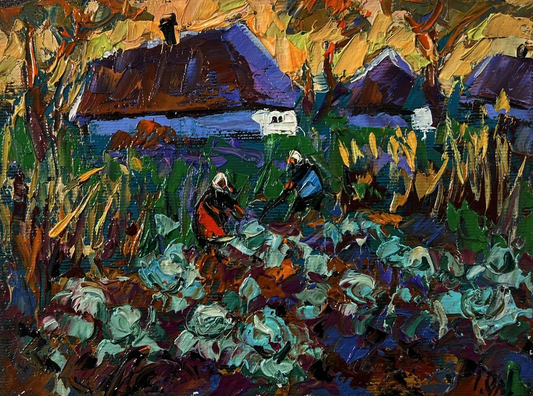 Oil painting Country garden Oleksiy Ivanyuk - 3