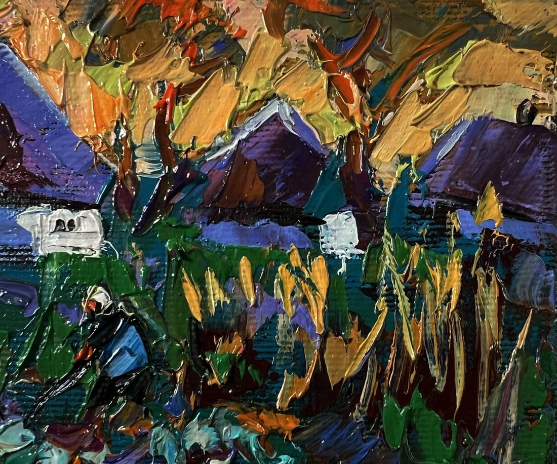 Oil painting Country garden Oleksiy Ivanyuk - 4