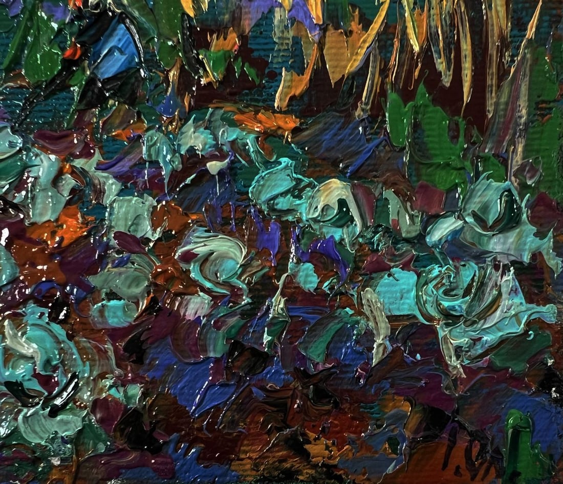 Oil painting Country garden Oleksiy Ivanyuk - 5