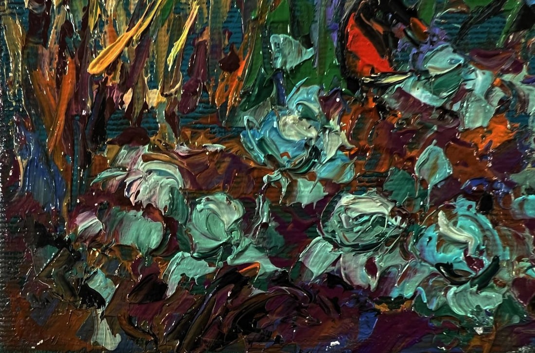 Oil painting Country garden Oleksiy Ivanyuk - 6