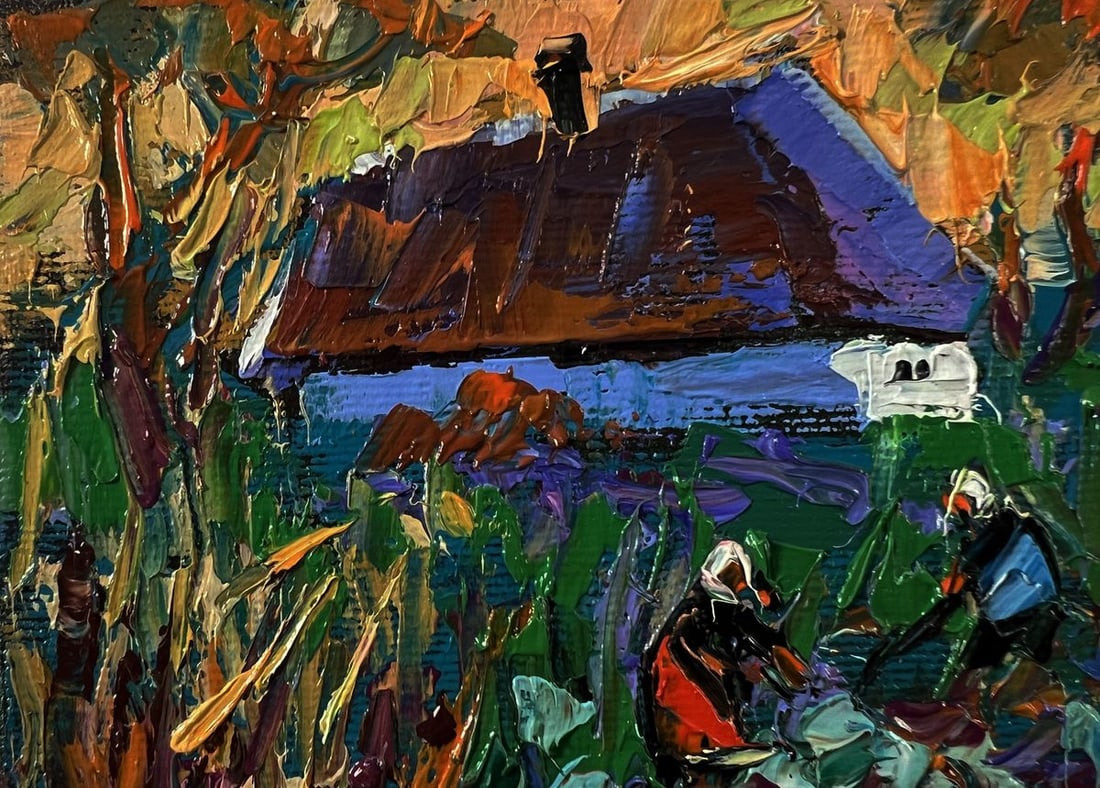 Oil painting Country garden Oleksiy Ivanyuk - 7