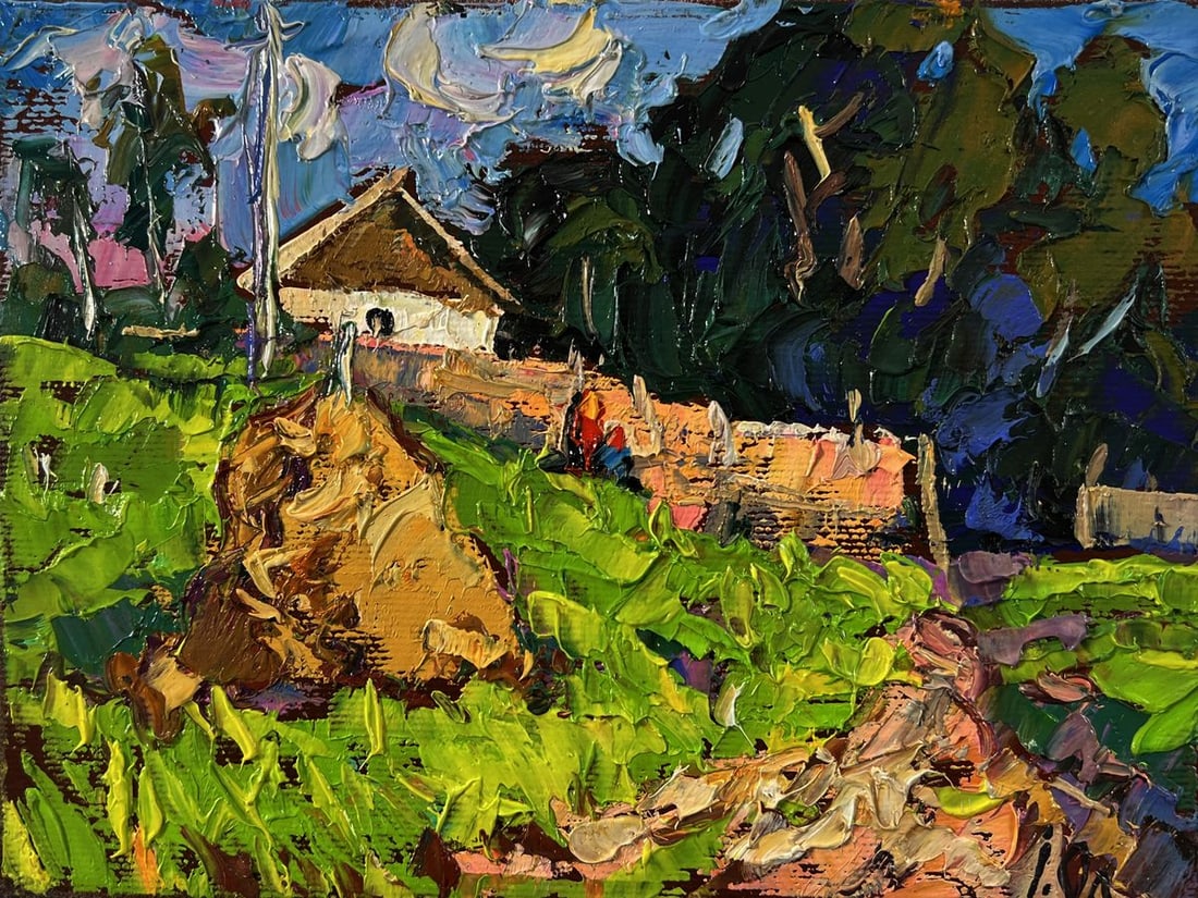 Oil painting The road home Oleksiy Ivanyuk - 3