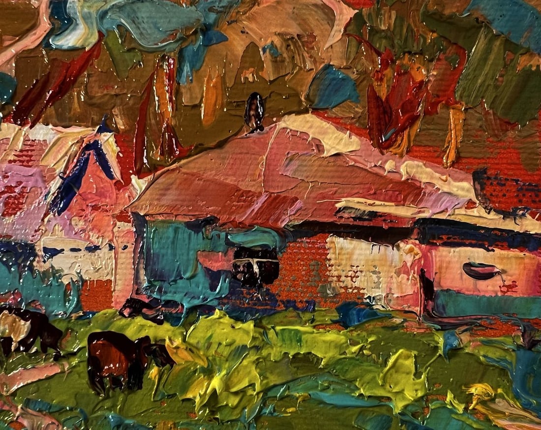 Oil painting Cows on a walk Oleksiy Ivanyuk - 4