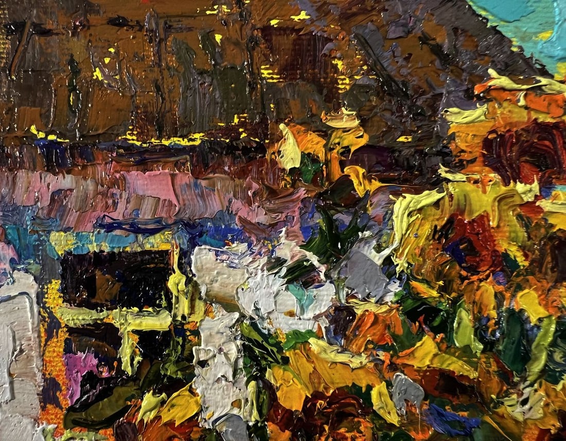 Oil painting Flowers of the sun Oksana Ivanyuk - 7