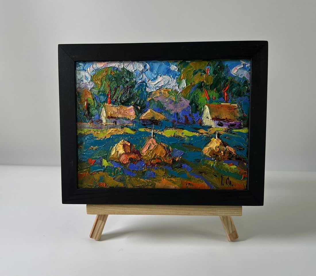 Oil painting Morning Country Breeze Oleksiy Ivanyuk (1 of 8)