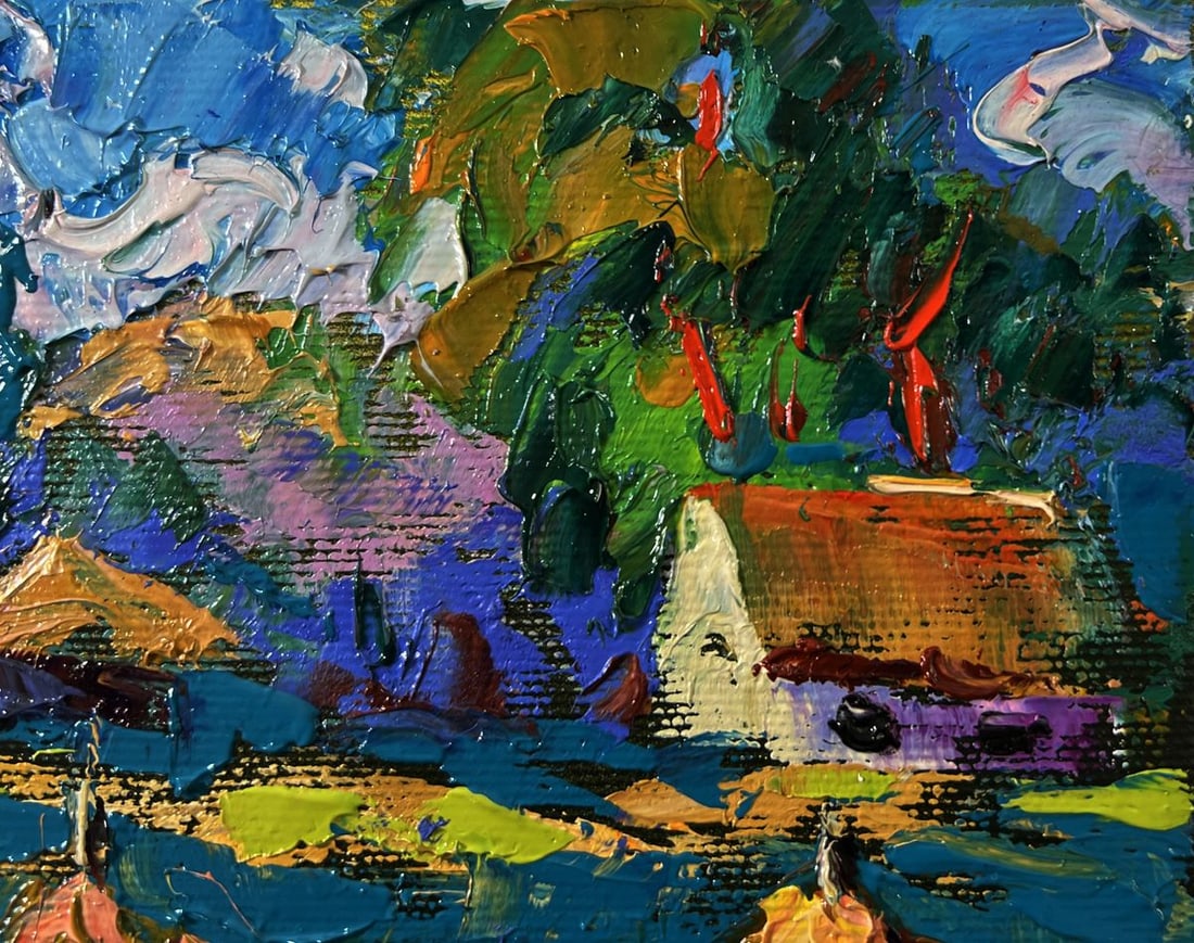 Oil painting Morning Country Breeze Oleksiy Ivanyuk - 4