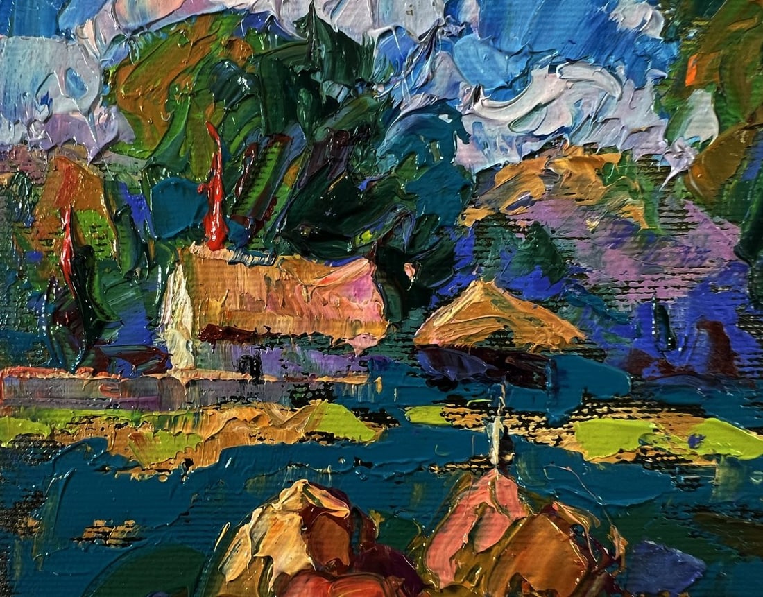 Oil painting Morning Country Breeze Oleksiy Ivanyuk - 7