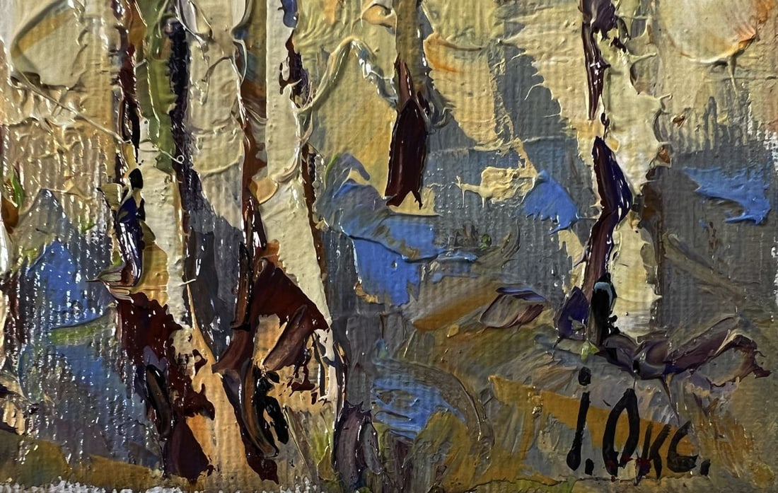 Oil painting Summer day in the village Oksana Ivanyuk - 5