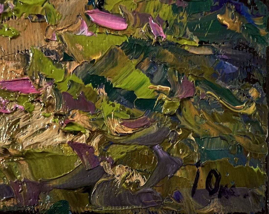 Oil painting Outside the village Oksana Ivanyuk - 5