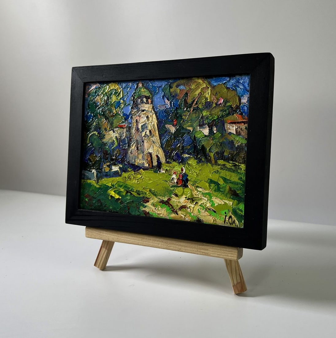 Oil painting Chapel near the village Oleksiy Ivanyuk - 2