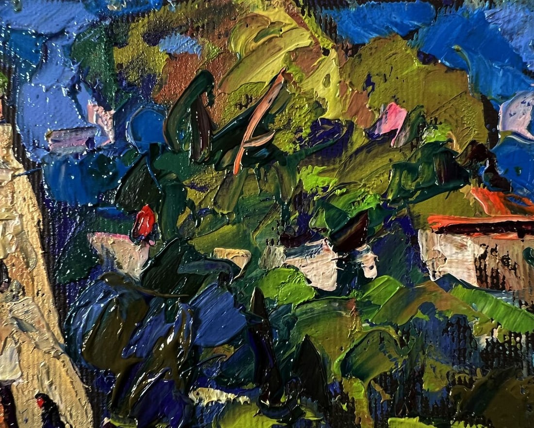 Oil painting Chapel near the village Oleksiy Ivanyuk - 4