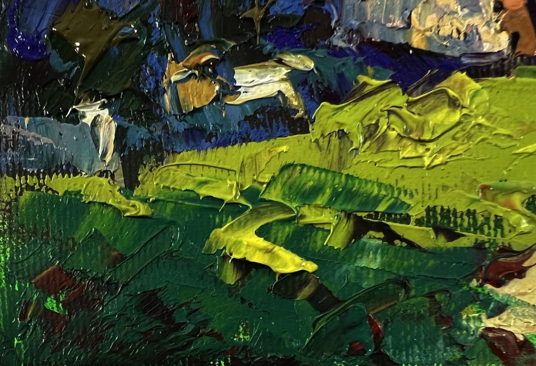 Oil painting Chapel near the village Oleksiy Ivanyuk - 6