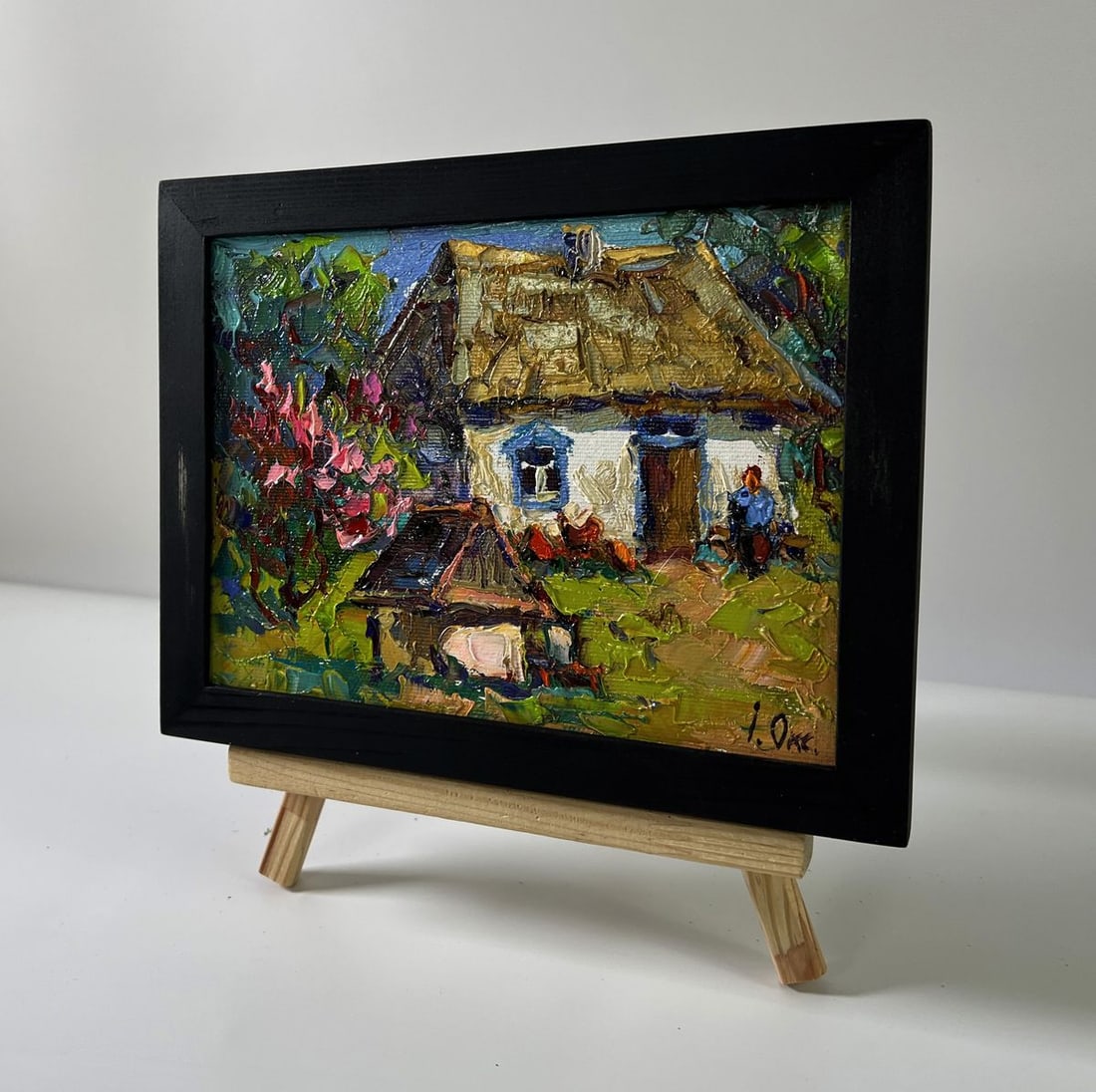 Oil painting Spring in the village Oksana Ivanyuk - 2