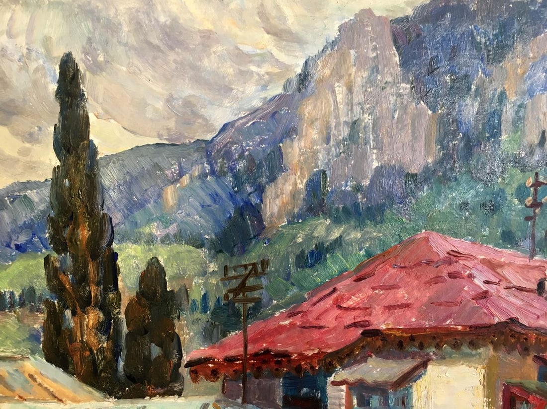 Oil painting Spring in Georgia Dziuban Ivan Feodosievich - 2