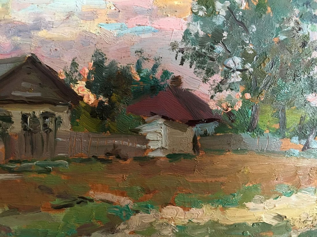 Oil painting Rural landscape Mara Yang - 3